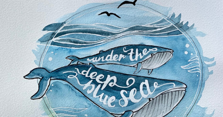 Under the deep blue sea