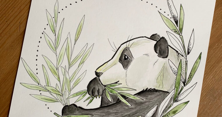 Pandabären-Hunger