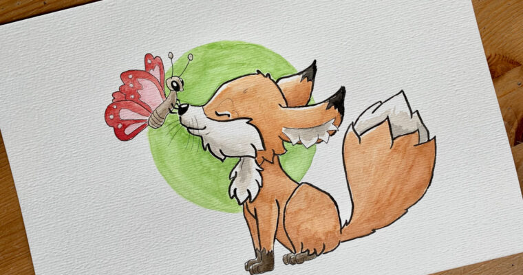 Süße Fuchs-Parade